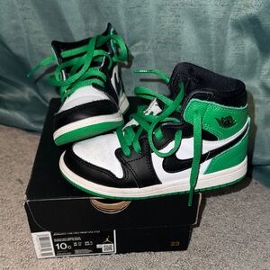 Jordan Kids Sneakers Black Green White